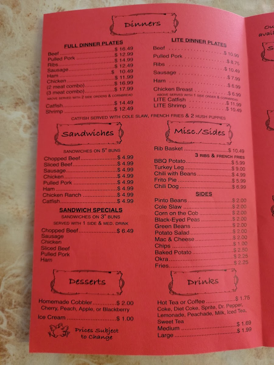 Menu The Spare Rib Bbq Company-6